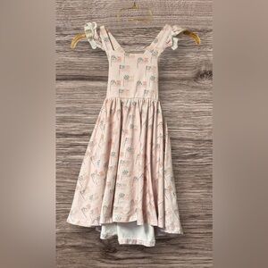 EUC Ollie Jay Knit Patriotic Flags Rosita Dress